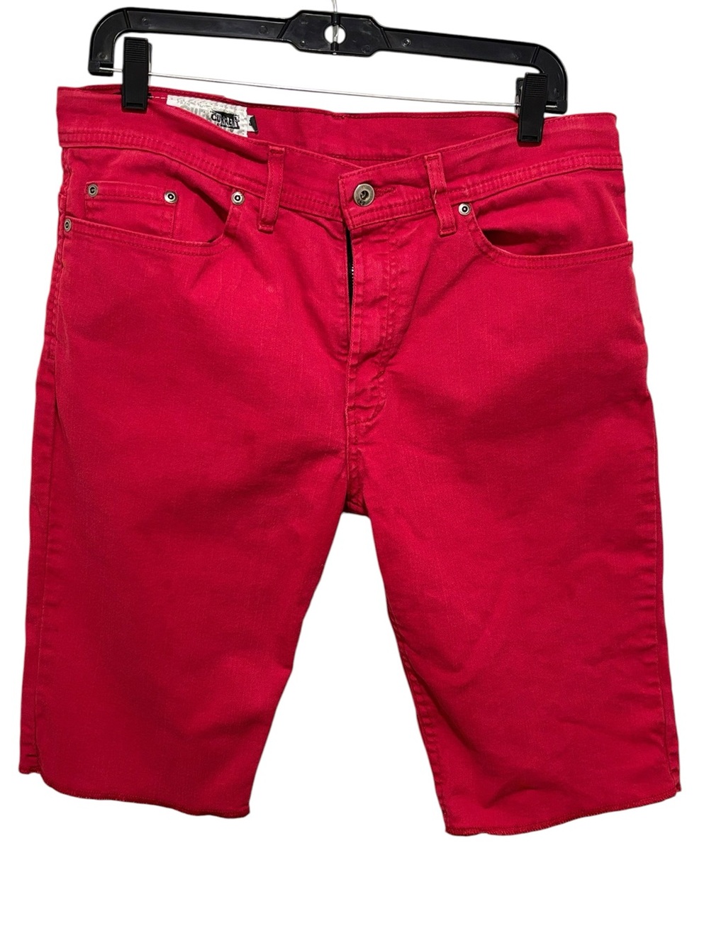 Men's Red Casual Shorts Size 34